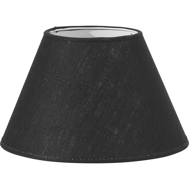 Bawełniany abażur Empire czarny 25cm